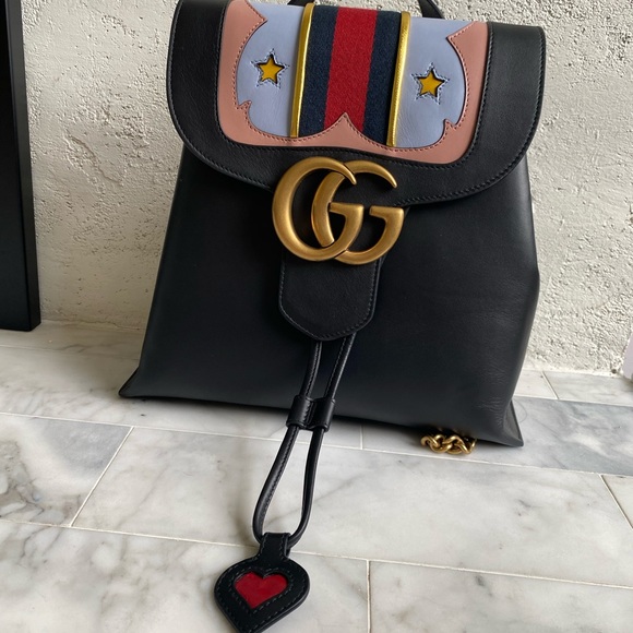 SOLD Gucci marmont leather backpack $2700 - Picture 7 of 12